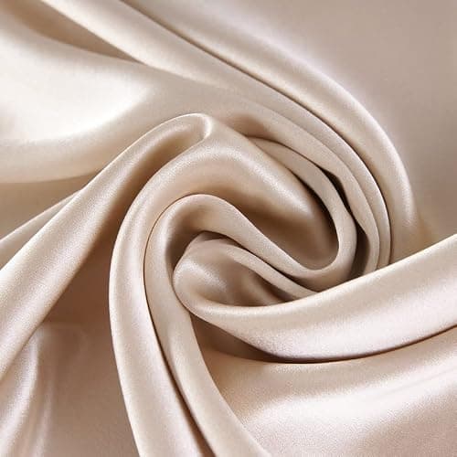 townssilk Housse de coussin double face, 65 x 65 cm, 100 % soie de mûrier pure, 82,46 g/m2 (19 mommes), convient pour la peau et les cheveux, avec fermeture éclair cachée, 600 fils, taupe