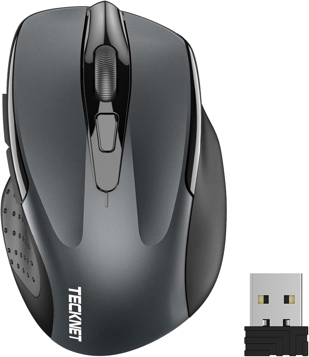 TECKNET Souris sans Fil avec Récepteur USB 2,4 GHz, Souris Ordinateur
