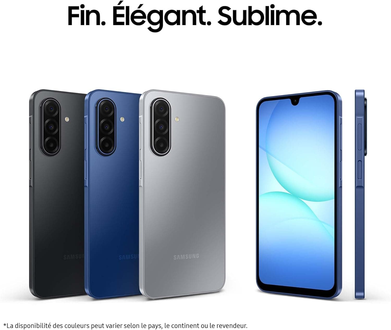 Samsung Galaxy A17 5G 128 Go, Smartphone Android déverrouillé, écran 6,7", Batterie 5000 mAh, Bleu, Version FR