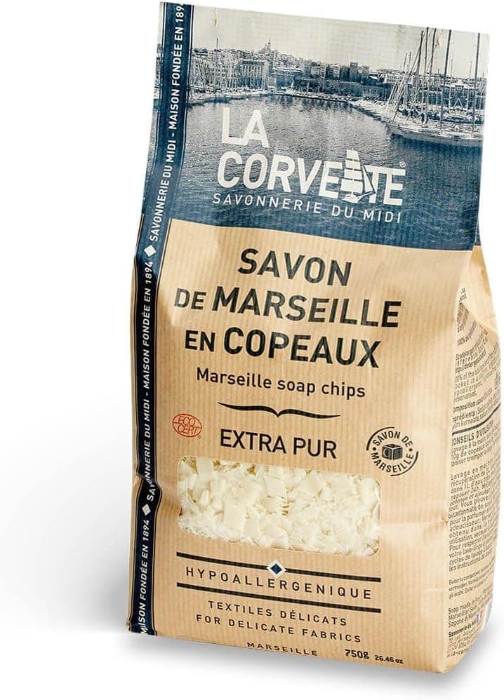 La Corvette Sachet de Savon de Marseille en Copeaux Extra Pur Ecocert 750 g