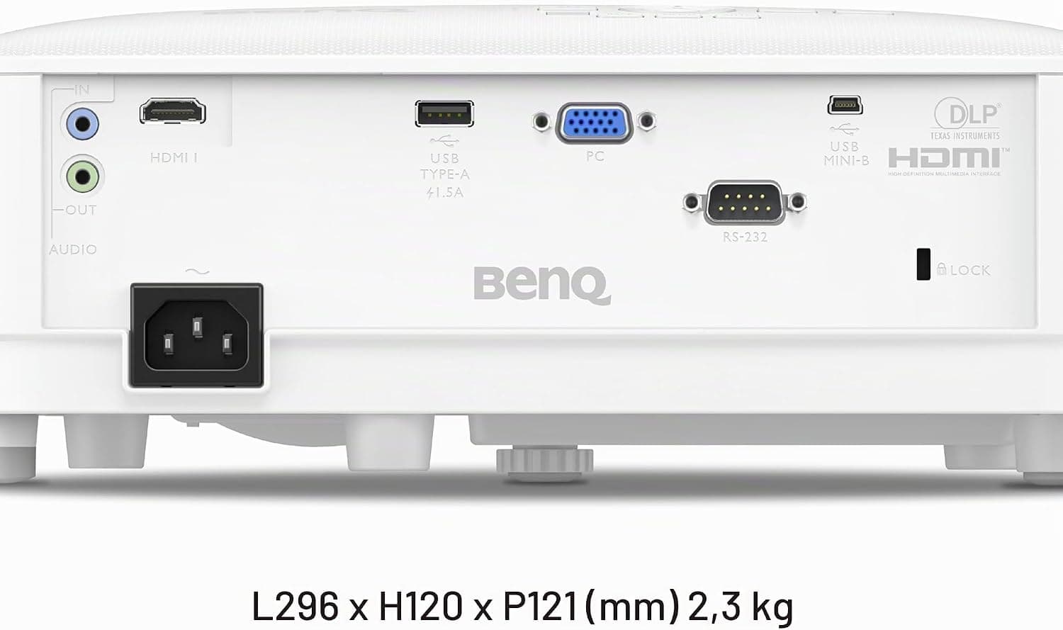 BenQ MW560C WXGA, DLP Projector 4000 lumens, 20000:1 Contrast, Easy Installation