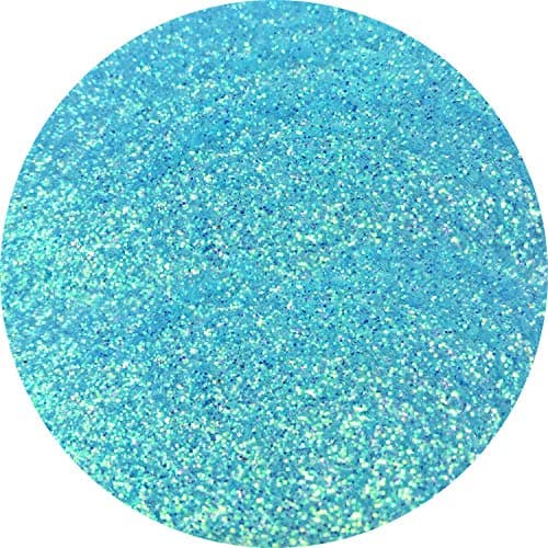 Paillettes pour artisanat gobelets en résine irisée bleu bébé cartes bijoux de Noël bougies fines 100 g/3,5 oz
