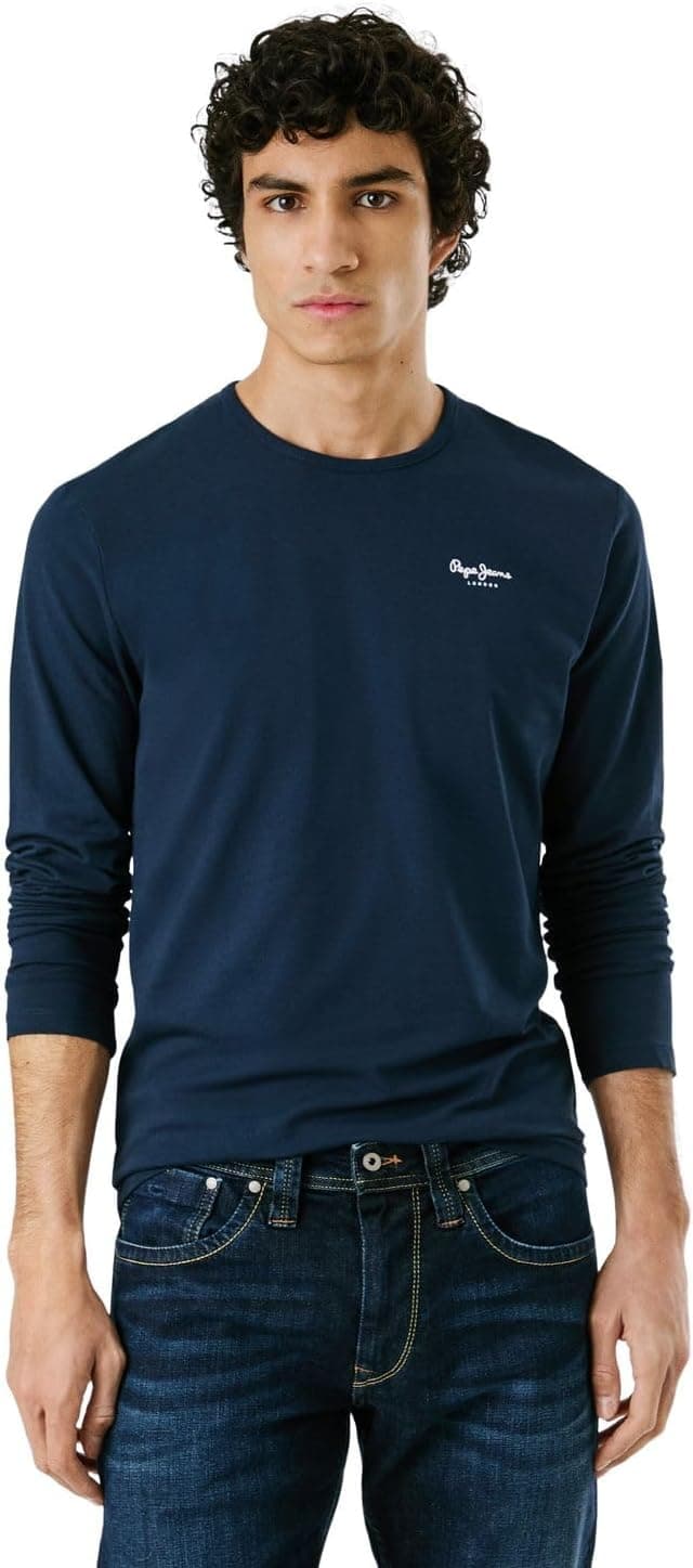 Pepe Jeans Original Basique 2 Long N T-Shirt Homme (Lot de 1)