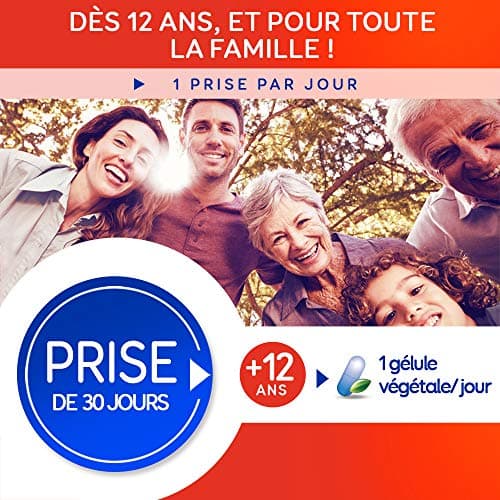 Alvityl - Veino-Draine - Circulation, Action drainante, Jambes légères - Vigne rouge - 93% de satisfaction- 30 gélules