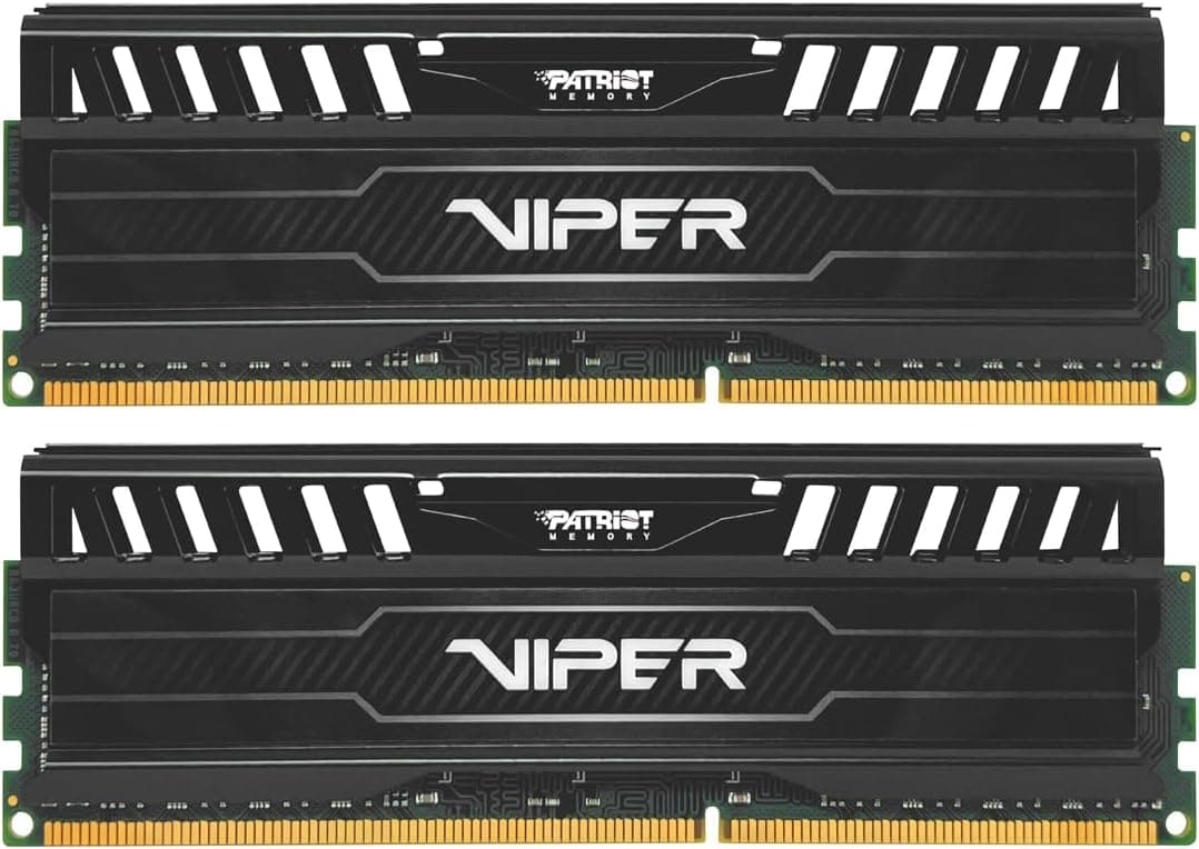 Patriot Memory Viper 3 Black Mamba DDR3 1600 16GB (2x8Go) C9 Kit de Mémoire Haute Performance XMP 1.3 Noir PV316G160C9K