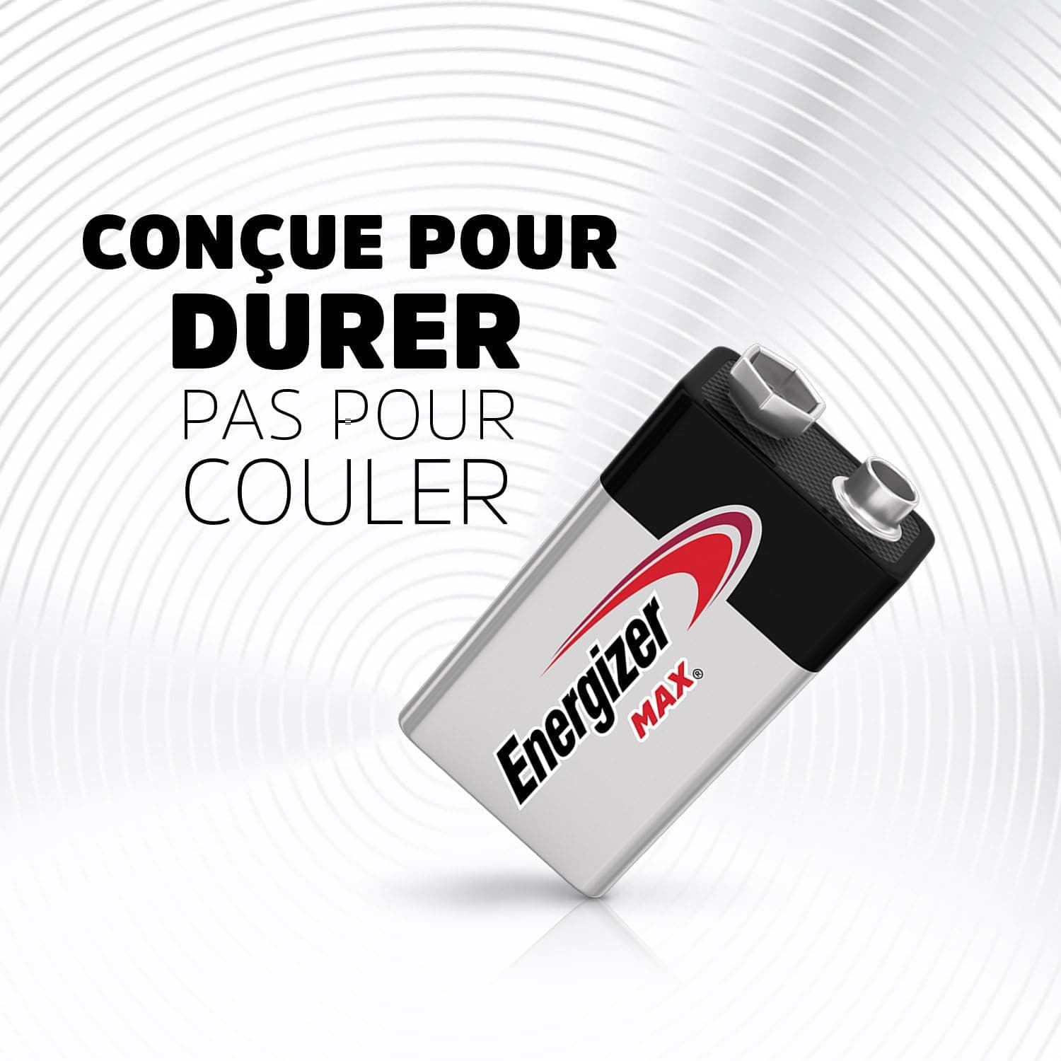 Energizer Max - Pile 9V (Lot de 2) - Alcaline Neuf Volts - Énergie Longue durée - pour Les Détecteurs de Fumée et Les Radios - Emballage 100% Recyclable et sans Plastique - Conservation 5 Ans