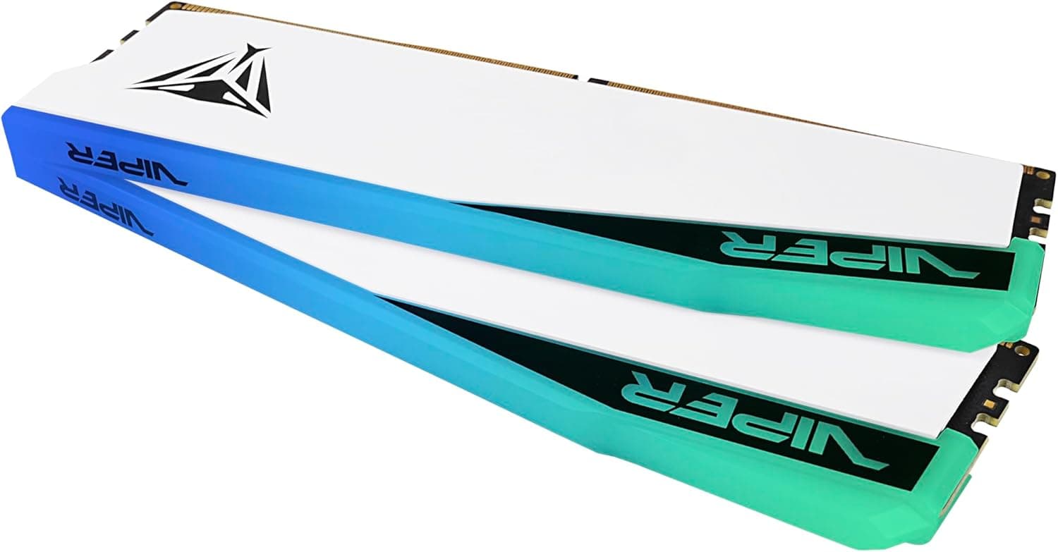 Patriot Viper Elite 5 RGB DDR5 32GB (2 x 16GB) 6000MT/s Kit - PVER532G60C30KW | Tension : 1,35 V. Prend en charge Intel XMP et AMD EXPO. Type de module : UDIMM.