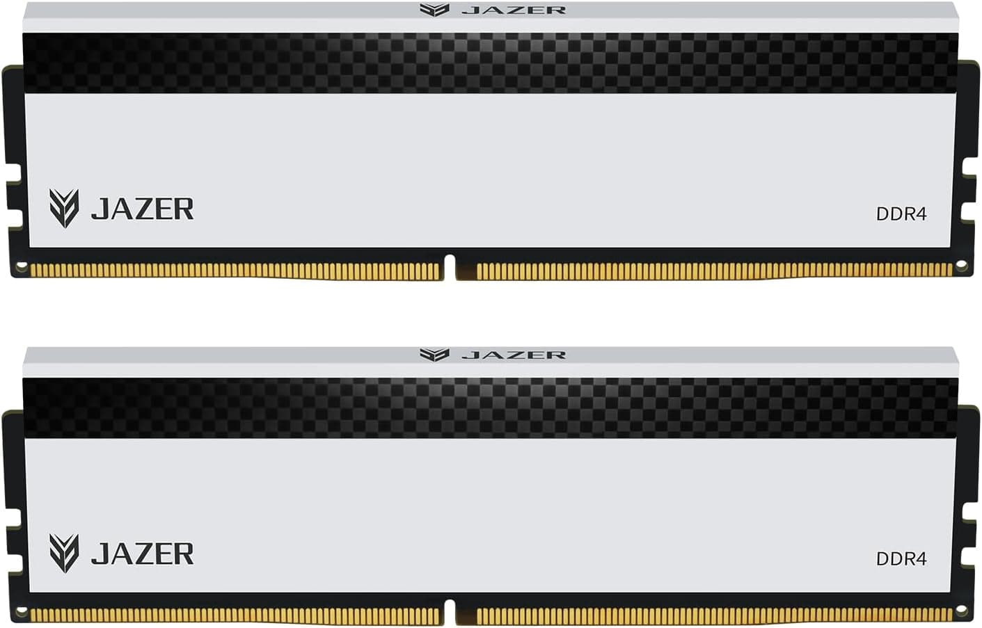 JAZER RAM DDR4 32Go Kit (2x16Go) 3200MHz CL18 Mémoire | Overclocking XMP 2.0, UDIMM 1.35V, Pour Ordinateur de Bureau, Haute Performance Pour Jeux