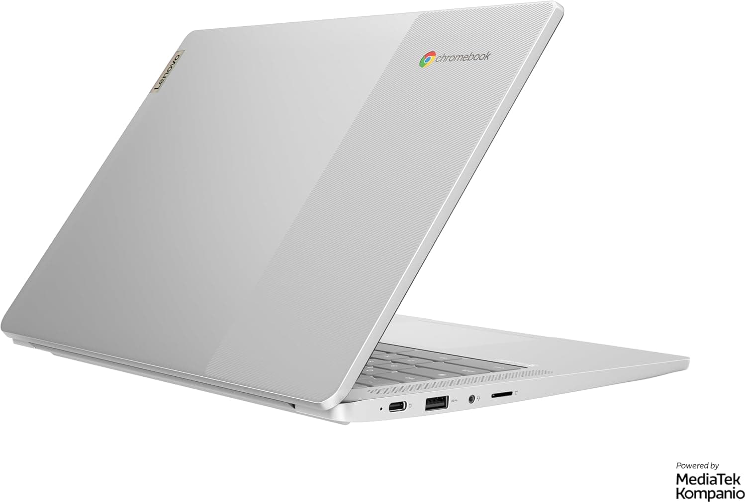 Lenovo IdeaPad Slim 3 Chromebook 14M868 - Ordinateur Portable 14'' FHD (MediaTek Kompanio 520, RAM 4Go, eMMC 64Go, Arm Mali-G52 Graphics, Chrome OS) Clavier AZERTY Français - Gris