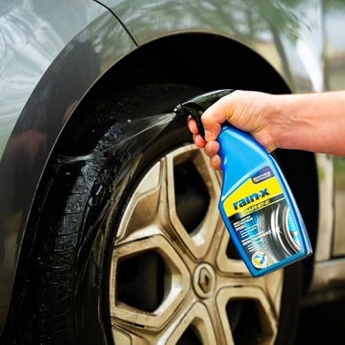 Rain-X Nettoyant Jantes Voiture et Brillant Pneus avec Brosse Jante Voiture - Pack 2 X 500 ML