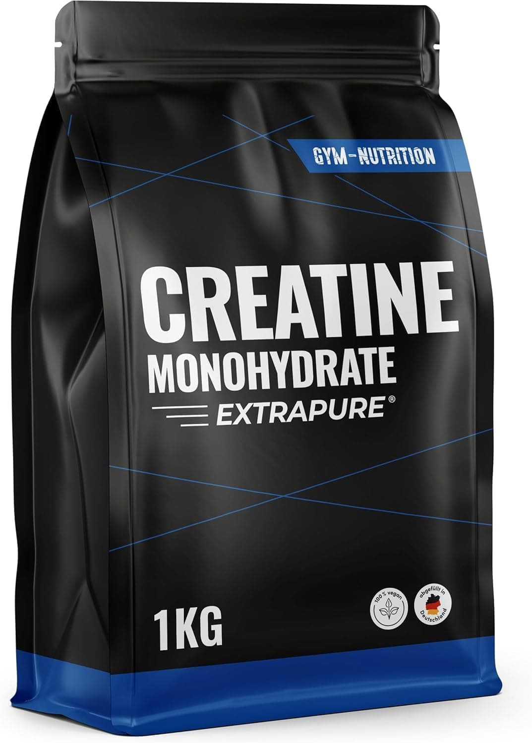 Creatine Monohydrate Poudre – 1 kg (1000g) - avec Inuline - EXTRAPURE®