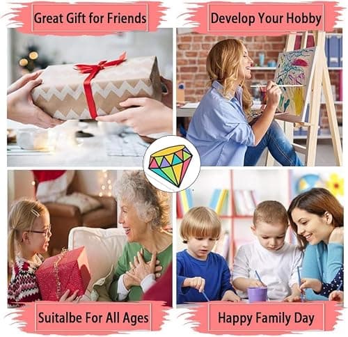 ADRTKBN Diamond Painting Personnalisé Photo, Diamant Painting Personnaliser 5D Broderie Diamant Kit Complet, Custom Peinture Diamant Adulte DIY Perle Diamant Broderie Photos Arts Mur Décor, 30x30cm