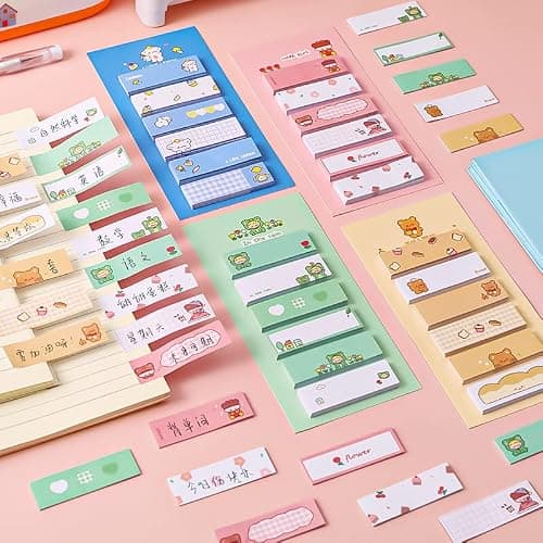 120 Feuilles Dessin animé Mini Bloc-Notes Multicolore Notes Autocollantes Autocollants décalcomanie Scrapbooking Kawaii Papeterie Bureau Fournitures Scolaires Professional