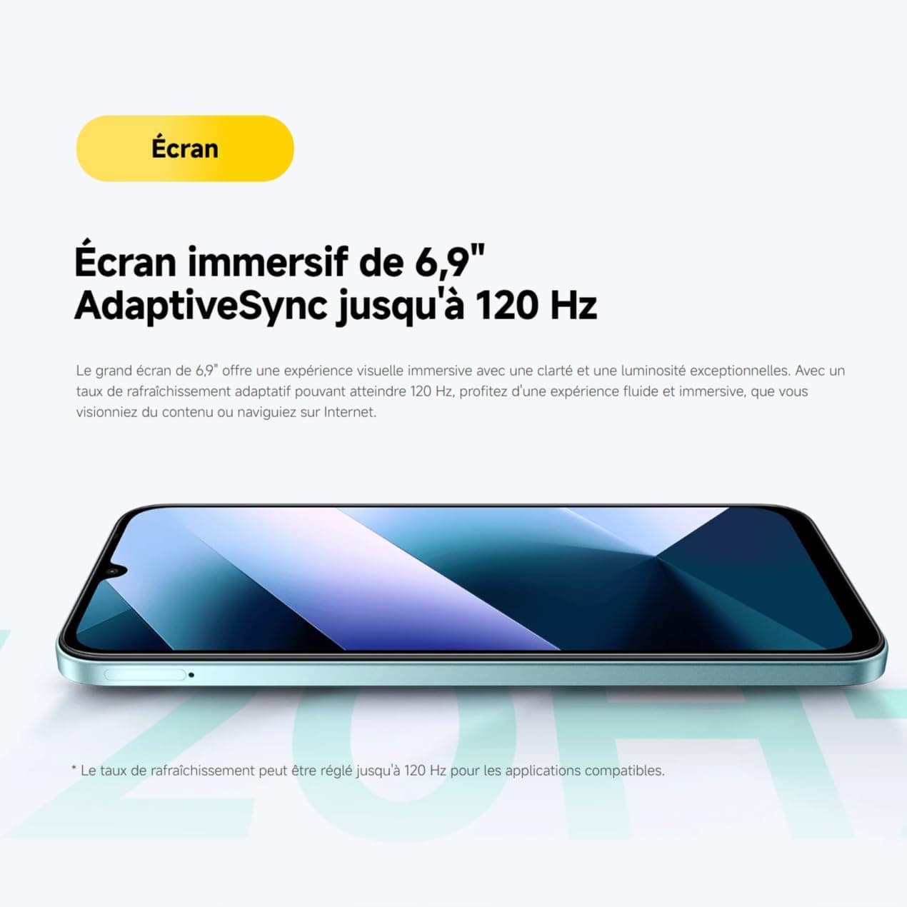 XIAOMI POCO C85 Smartphone 6+128 Go Double Caméra IA 50 MP - Noir | Écran 6,9 pouces 120Hz, Épaisseur 8mm, batterie 6000mAh, MediaTek Helio G81-Ultra, 2 ans de garantie, chargeur non inclus
