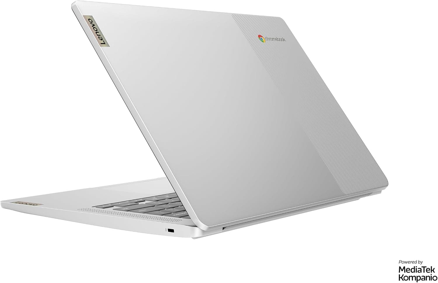 Lenovo IdeaPad Slim 3 Chromebook 14M868 - Ordinateur Portable 14'' FHD (MediaTek Kompanio 520, RAM 4Go, eMMC 64Go, Arm Mali-G52 Graphics, Chrome OS) Clavier AZERTY Français - Gris