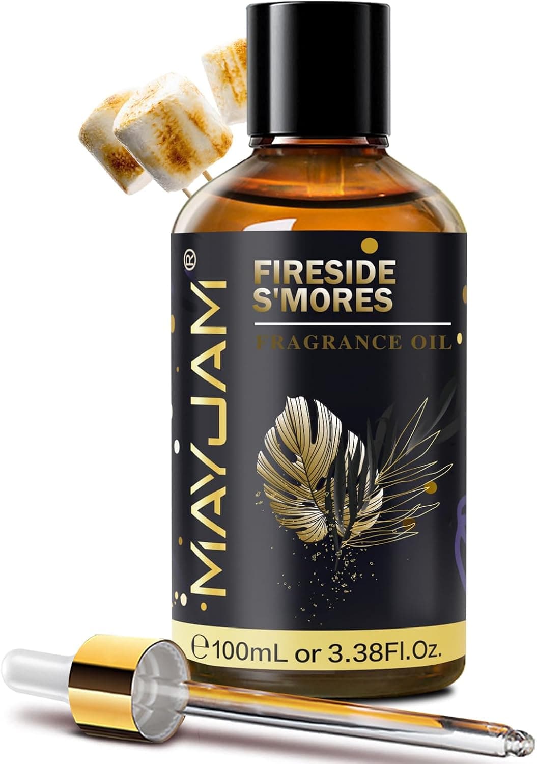 MAYJAM Huile Parfumée de S'mores Au Coin Du Feu pour Diffuseur 100ML
