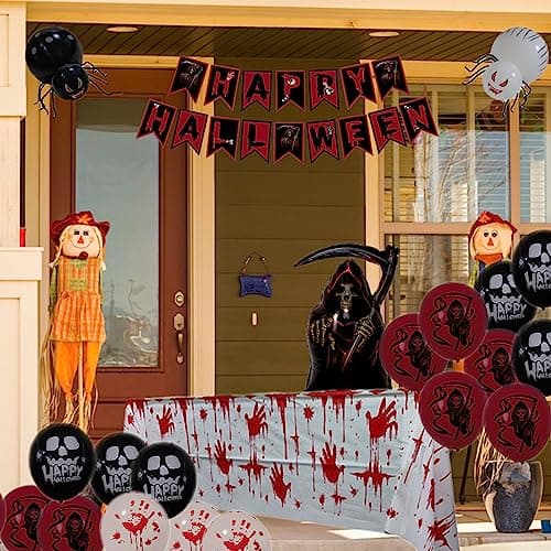 Eterspr Halloween Decoration Kit, Halloween Guirlande Bannier Déco, Happy Halloween Banner kit,Kit Décoration Fête d'halloween, pour Halloween, Les Fêtes, Les Décorations d'intérieur
