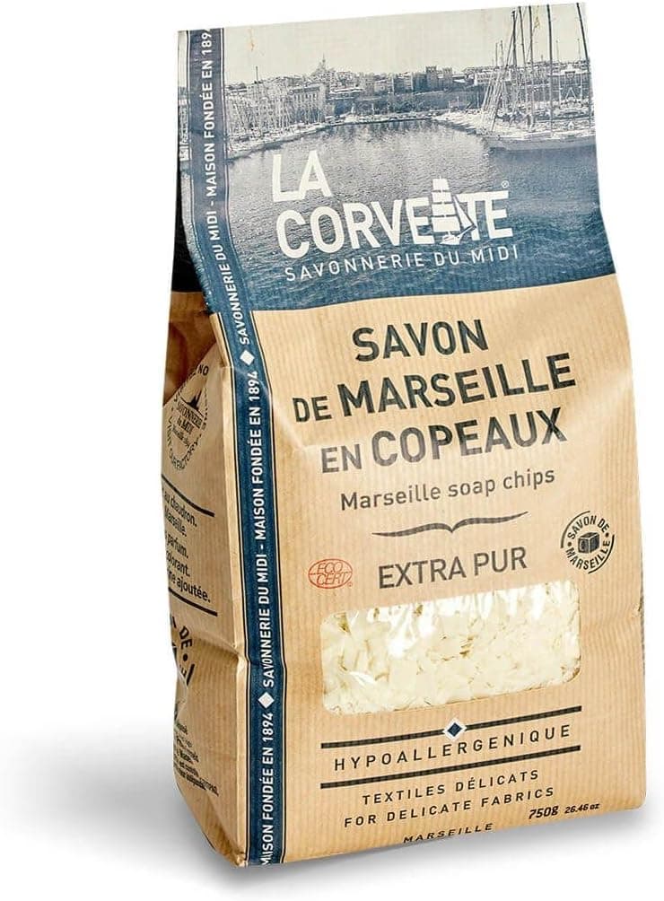 La Corvette Sachet de Savon de Marseille en Copeaux Extra Pur Ecocert 750 g
