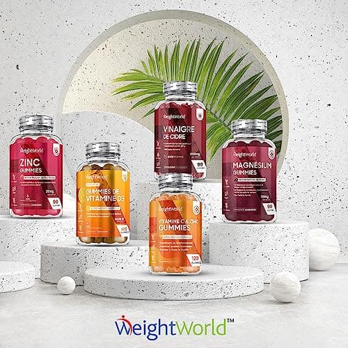 Vitamine C Gummies Avec Zinc - 120 Gummies Vegan (2Mois) Adultes & Enfants (Dès 5ans) - Arôme Naturel d'Orange - 200mg Vit C Acide Ascorbique et 6mg Zinc - Gummies Énergie & Immunité Adulte/Enfant