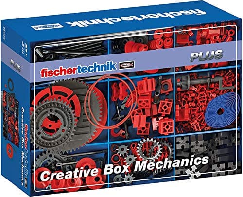 fischertechnik- Plus 554196 Creative Box Mechanics-Sélection d'éléments de Propulsion et de Transmission, 290 pièces, Colourful, Centre