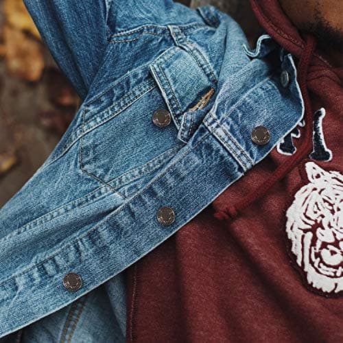 Trimming Shop Lot de 100 boutons de rechange de 19 mm pour jeans, vestes, jupes, argent