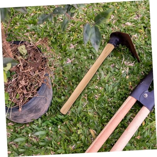FUNOMOCYA Houe Manche en Bois Pelle Poignées Marteau Poignée Houe Poignées Charpentier Outil Fourniture De Jardin Accessoires De Jardin Poignée De Houe en Bois Remplacement Poignées en Bois