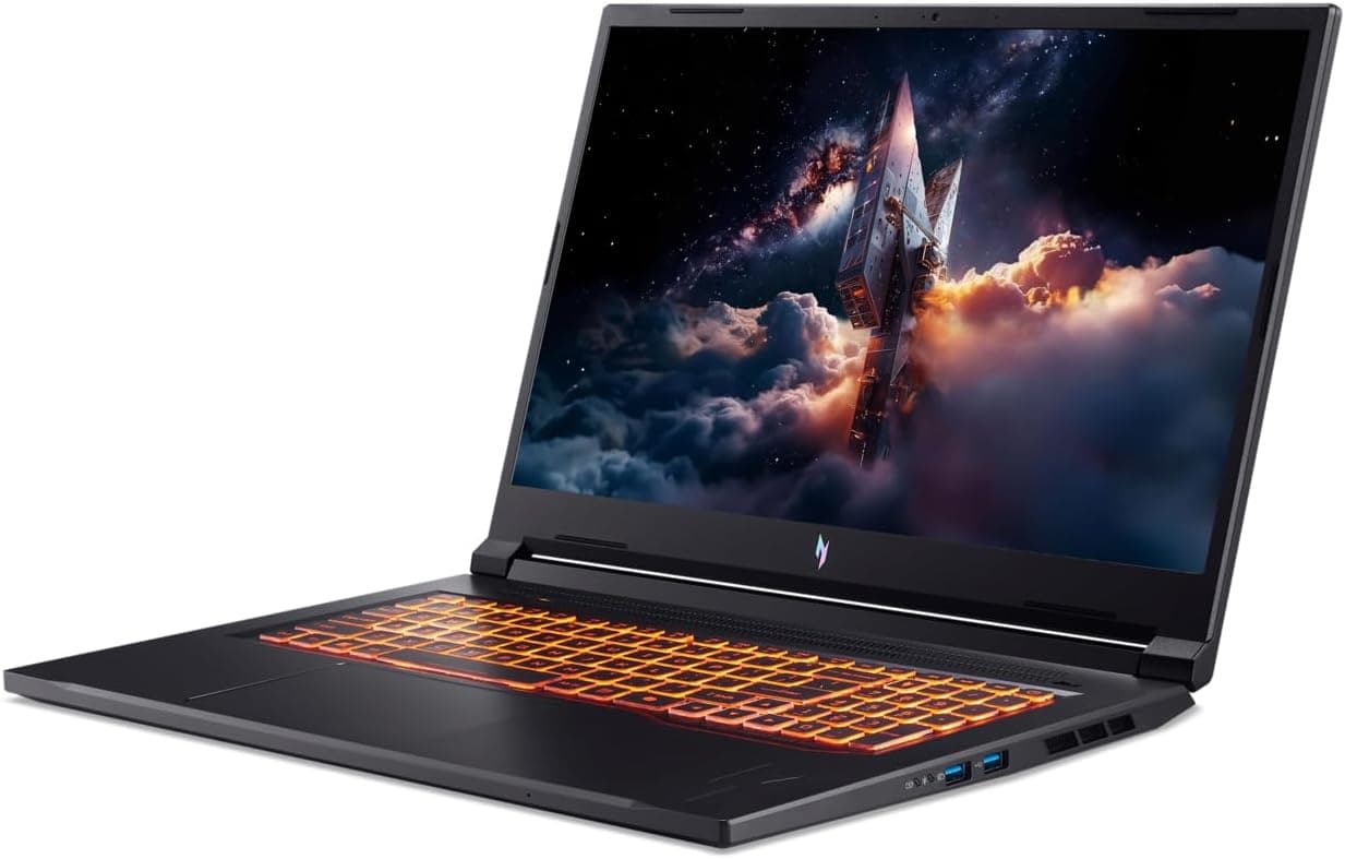 Acer Nitro V 17 AI I PC Portable Gaming 17.3" FHD 144Hz I NVIDIA GeForce RTX 5070 8Go I AMD Ryzen 7 260 I 32Go RAM DDR5 I 1To SSD NVMe I Windows 11 Home I Noir I Clavier FR AZERTY I ANV17-41-R30W