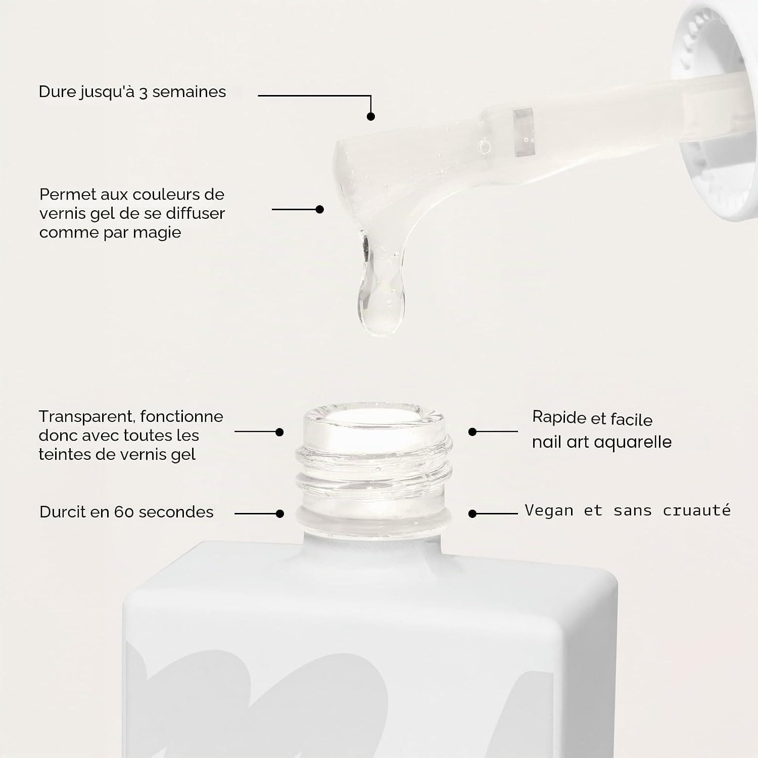 Mylee French Me Kit avec Tampon - Qualité Salon French