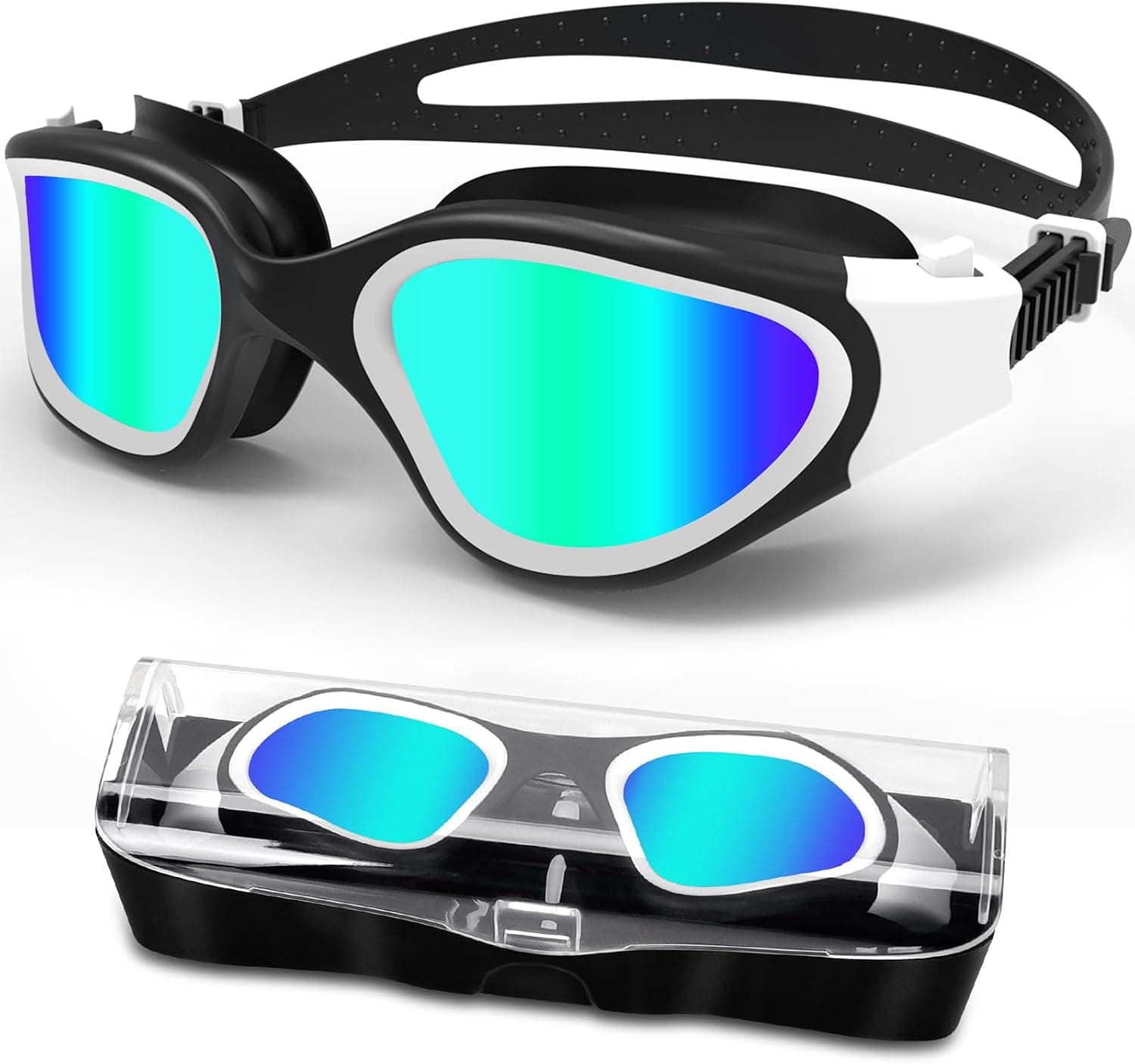 Lunettes natation antibuée,Lunettes Piscine pour hommes femmes