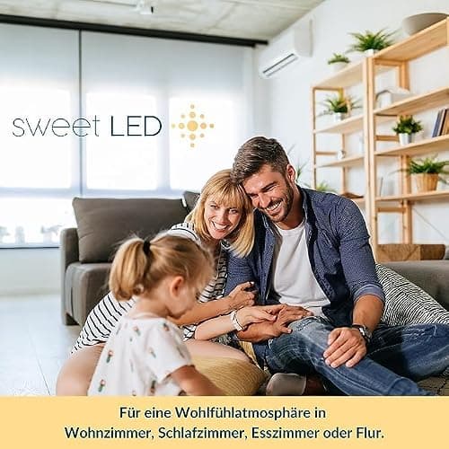 Sweet Led Lot de 2 Cadres de Montage GU10 Rond-Carré, Spot de Montage en Aluminium Brossé, Luminaire Sous-Meuble en Aluminium (Rond-Noir)