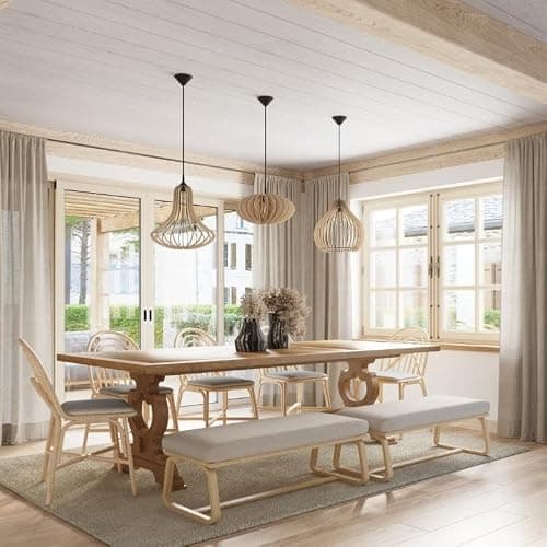 Suspension Bois Sphère pour Ampoule E27 - SILAMP