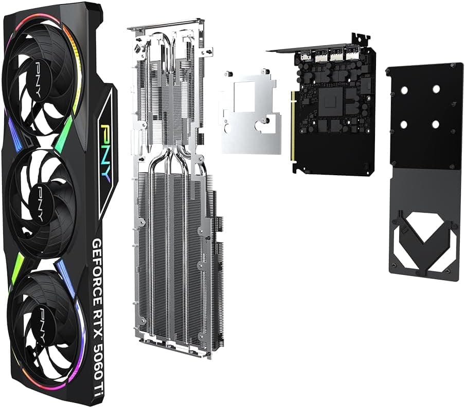 PNY Carte Graphique GeForce RTXTM 5060 Ti 8Go ARGB OC Triple Fan DLSS 4