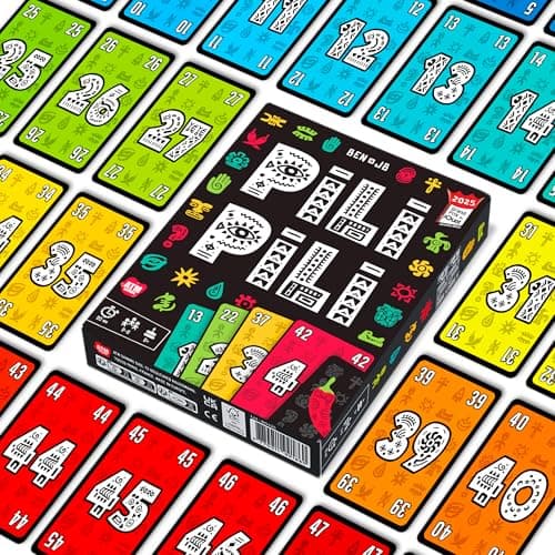 ATM Gaming PILI PILI - Jeu de société - Vainqueur Grand Prix du Jouet 2025 - Jeu de Cartes Tactique et d’Ambiance - 2 à 8 Joueurs - 20 Min - Idée Cadeau Original