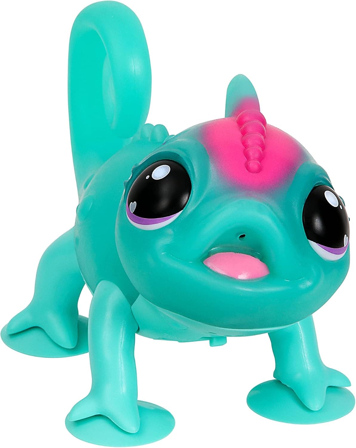 Little Live Pets - Sunny Le caméléon Lumineux, Jouet interactif Lumineux Multicolore, Plus de 30 Sons, Plus de 10 humeurs, Répète après toi, Détecte Les Sons (Piles incluses, à partir de 5 Ans) 26364