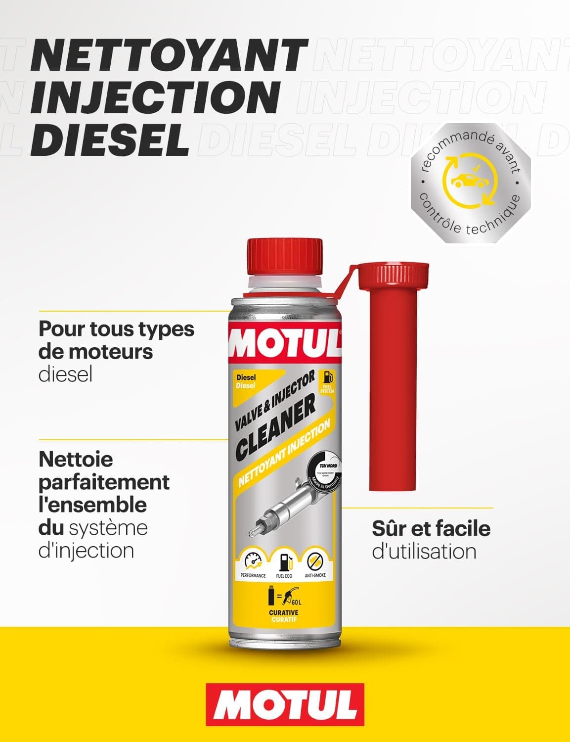 Motul Nettoyant Injecteur Diesel Additif Curatif 300 ML