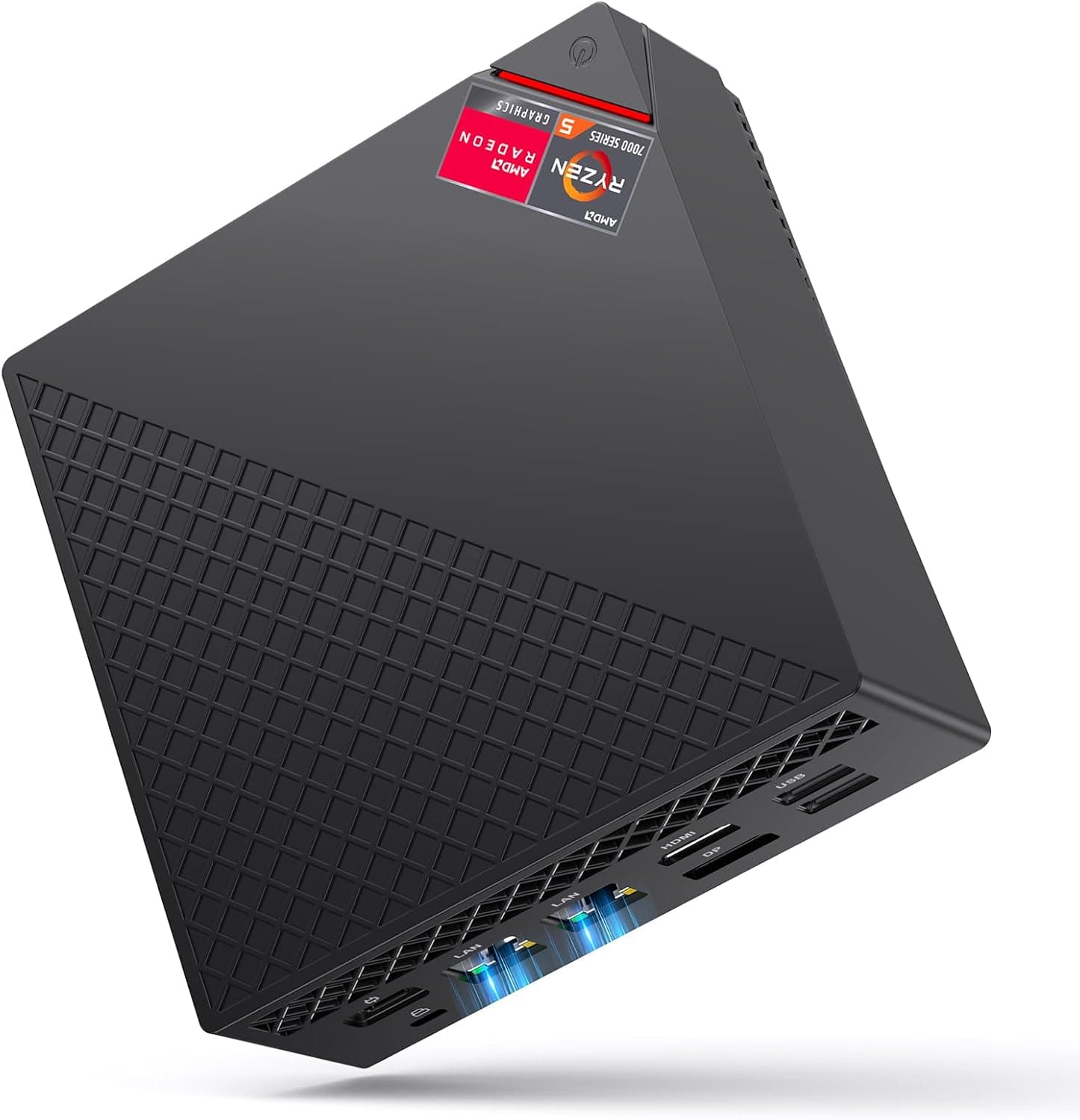 NiPoGi AM06 Pro Mini PC W-11 Pro, Ryzen 5 7430U(6C/ 12T, jusqu'à 4,30 GHz)