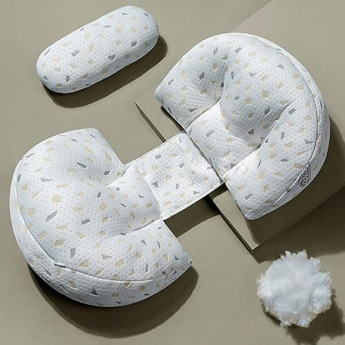 SWZEC Natty Pregnancy Pillow Thinknatty Coussin Femme Enceinte (Gris)