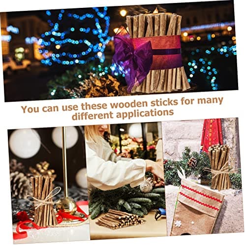 100 Pièces En Bois Bricolage Décor D'accessoires Pour La Maison Bois Flotté Branches Décor De Maison Brindilles Bâtons D'artisanat Bourgeon Bûches Décor D'articles De Maison ULDIGI