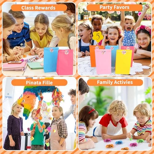 Pllieay Cadeau Anniversaire Enfants, Kit Pinata Fournitures De Fête, Pinata Kit Anniversaire Fille Petit Cadeau Invite Anniversaire, Jouet Pinata Mixte Party Favors Remplissage,Halloween Noël