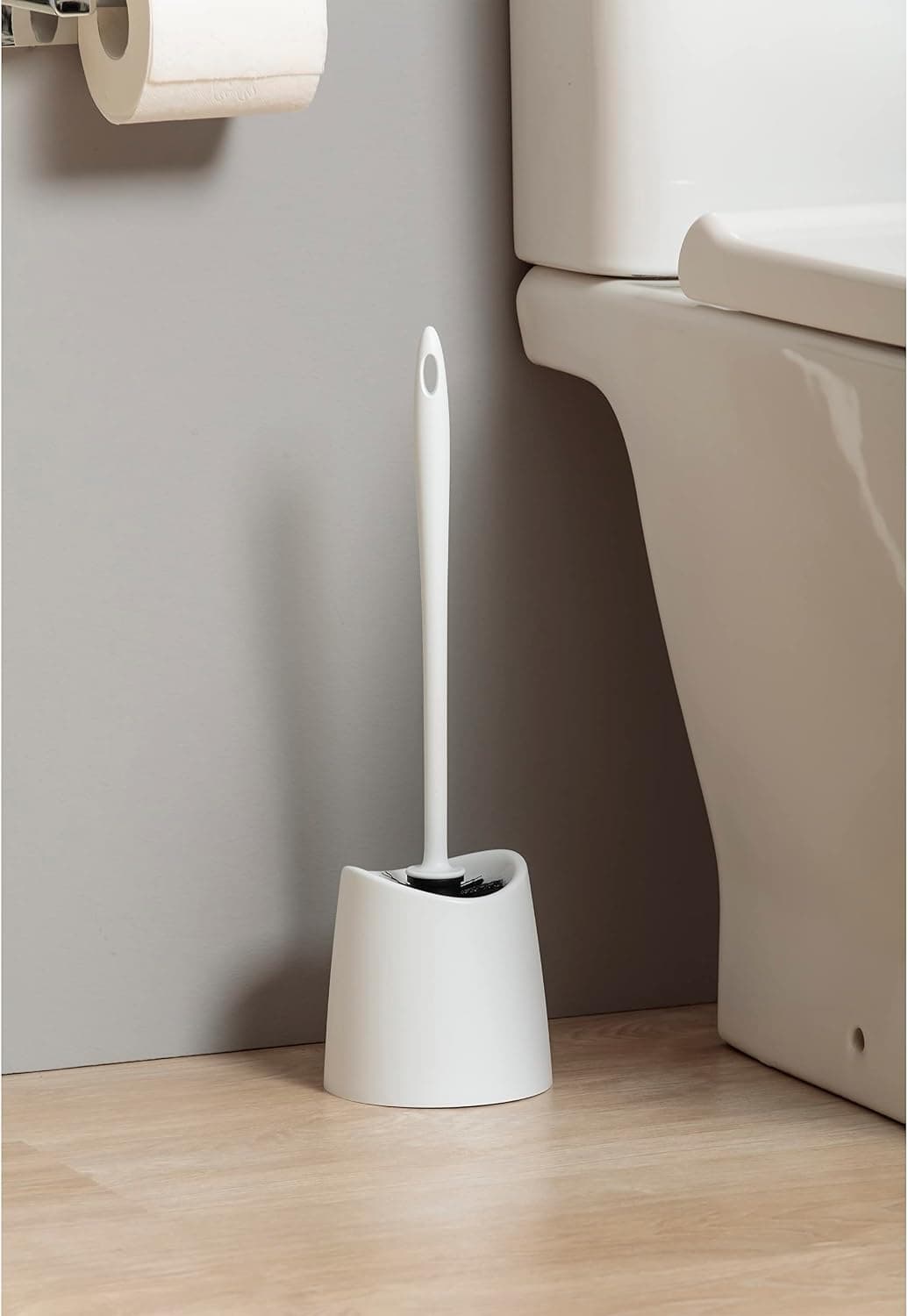 TATAY Brosse Toilettes WC, Brosse Fixe Durable Hygiène, 12 x 12 x 38 cm