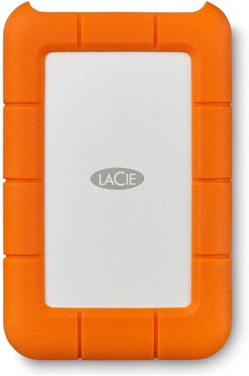 LaCie Rugged Mini 1To, Portable 2.5", Disque Dur Externe pour PC Mac iPad & iPhone, Data Rescue Service (LAC301558)