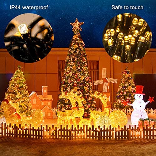 Guirlande Lumineuse Extérieur, 300 LED 30M 8 Modes Scintillants Led Decorative Fairy Lights pour Interieur Sapin Noël Mariage Fête Festival