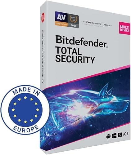 Bitdefender Total Security 2025 | 5 appareils | 1 an | PC/Mac/Smartphone