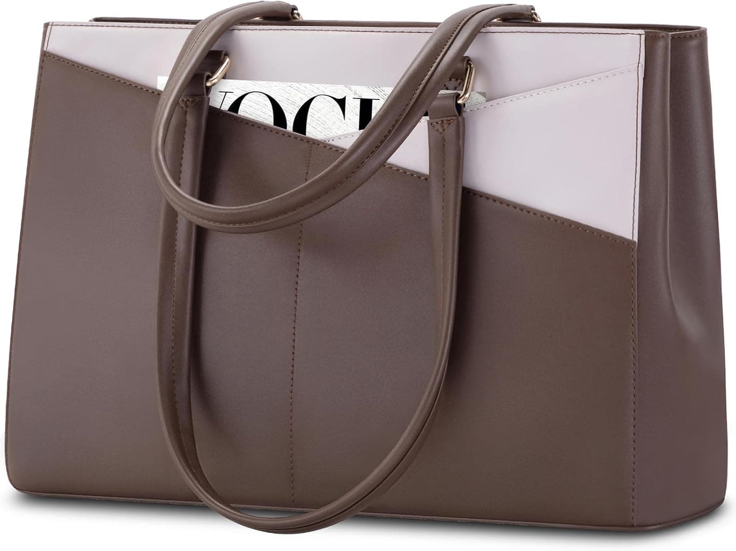 LOVEVOOK Sac Cabas Femme Sac a Main, Sac Ordinateur Portable 15,6 Pouces