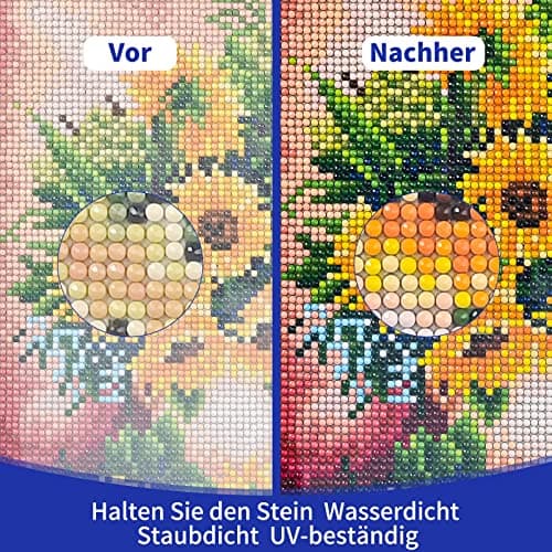 Cieex Colle Diamant Painting – Fixation Permanente et Brillant | Scellant Transparent 240ml Facile à Appliquer avec Embout éponge. Adapté diamond painting adultes, enfants et personnalisés