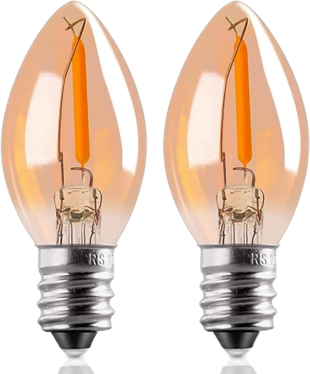 Genixgreen C7 LED Ampoule 0.5W E14 Edison Lampe de Nuit, Équivalent à 5 W