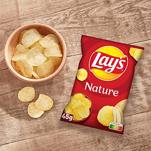 Lay's Chips Nature Barbecue saveur 45 g - Lot de 20