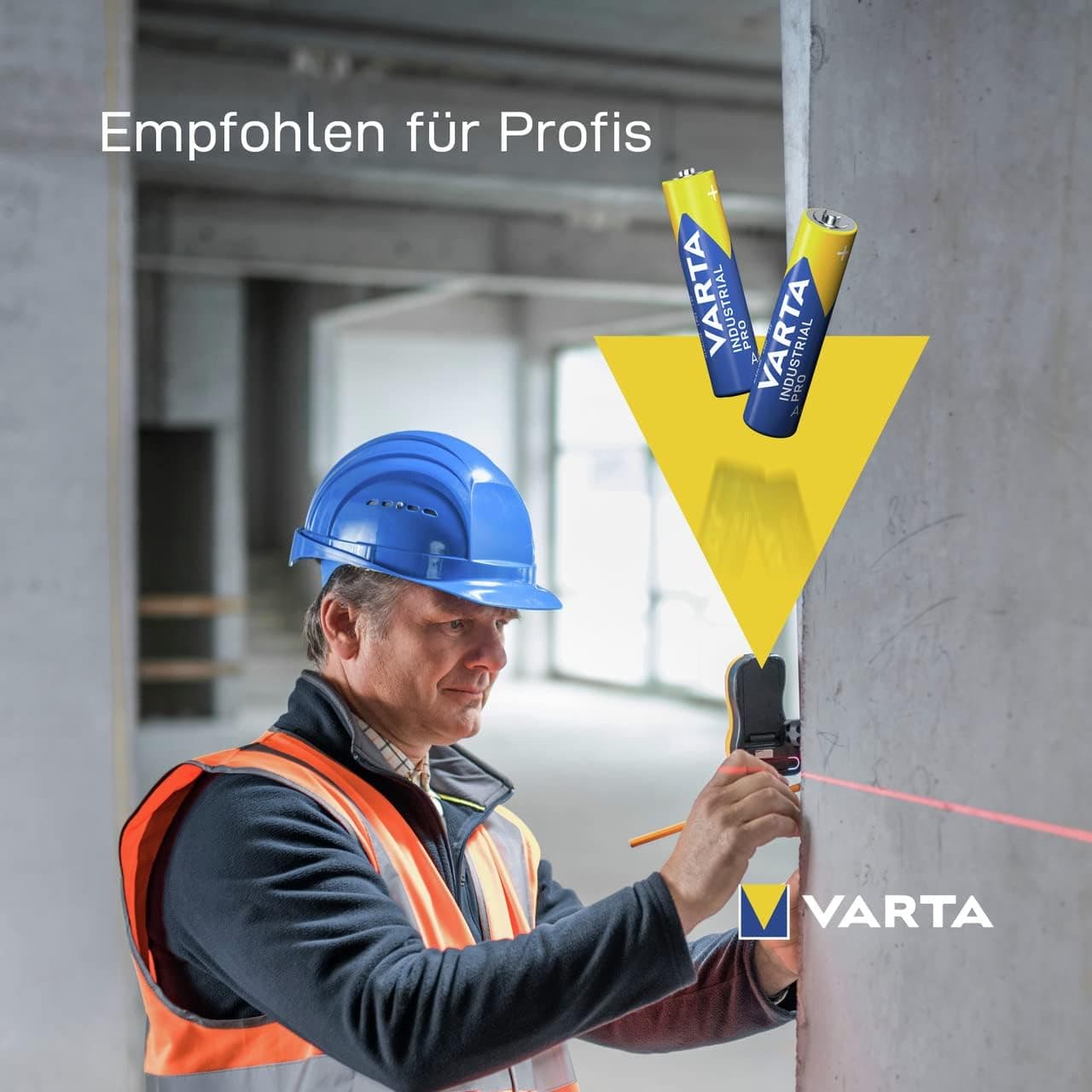 VARTA Piles AAA, lot de 40, Industrial Pro, Batterie Alcaline, 1,5V, pack de stockage en emballage écologique, Made in Germany [Exclusif sur Amazon] | LR03 1,5 V, Made in Germany, conservation jusqu'à 10 ans, pour l'industrie, atelier, appareils de mesure