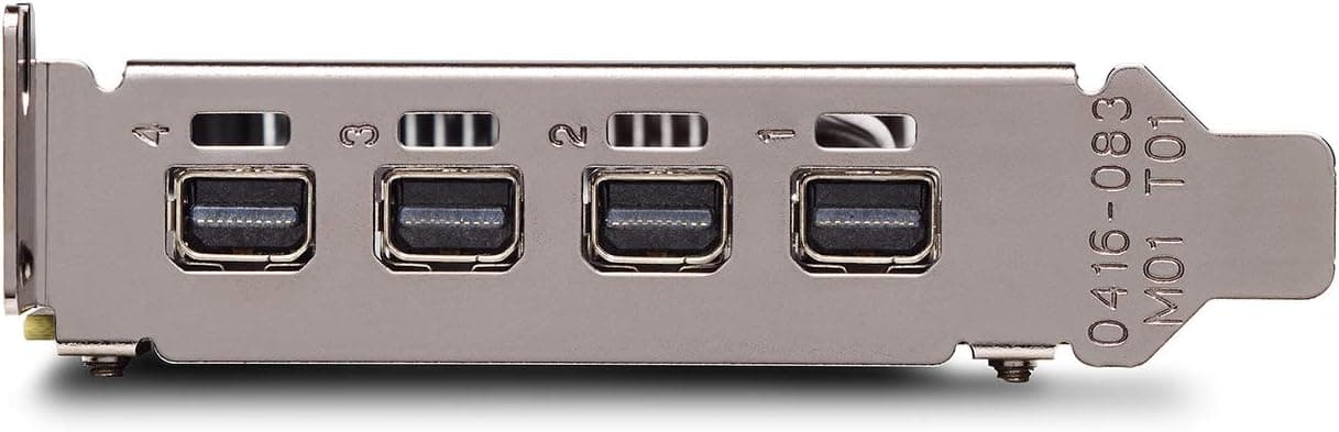 PNY VCQP1000-PB Carte Graphique NVIDIA Noir