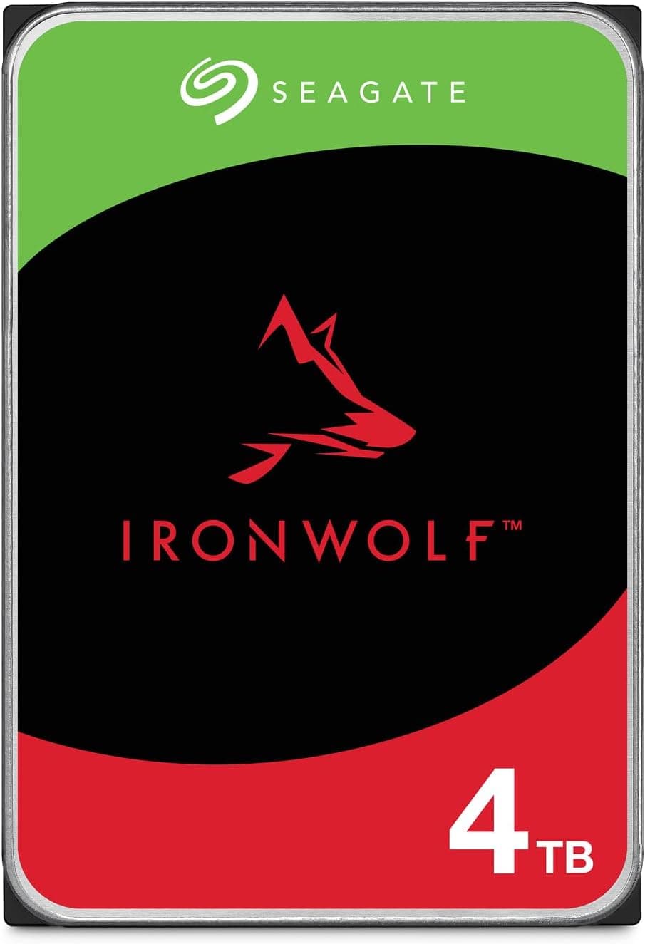 Seagate 4To IronWolf Disque Dur Interne NAS | SATA 6 GB/s (ST4000VNZ06)